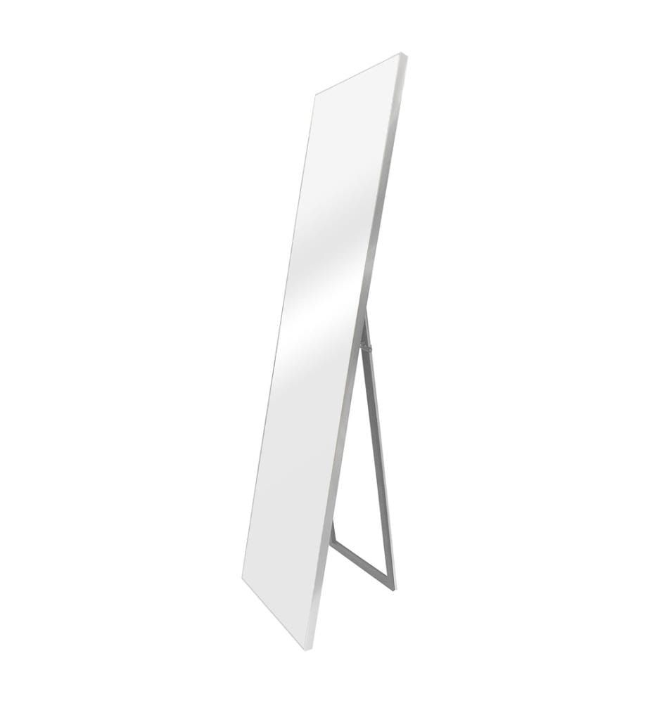 Specchio Barletta 150x35 cm inclinabile argento