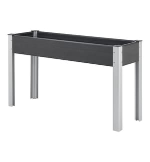 Letto rialzato Beverwijk 125x40x75 cm grigio scuro