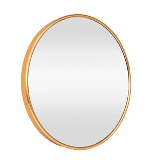 Wall mirror Ordona Ø60 cm gold