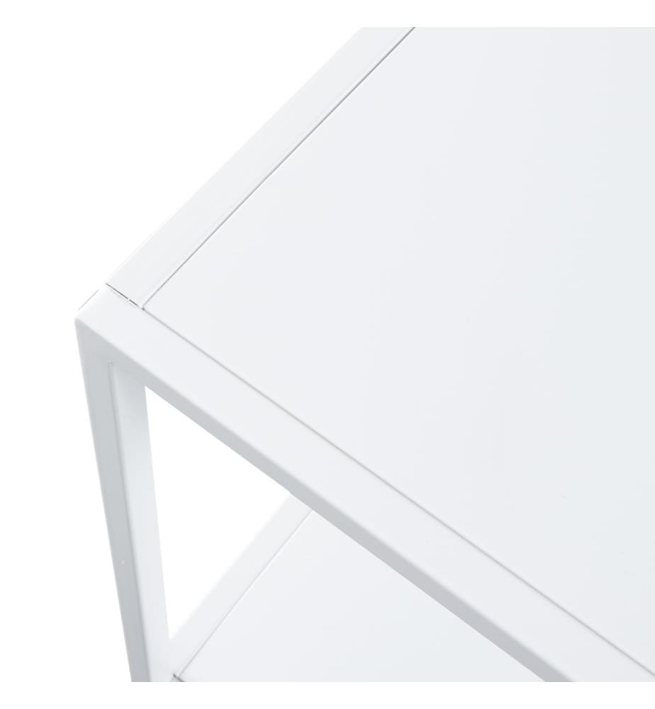 Scaffale Kumlinge 35x35x80 cm Bianco