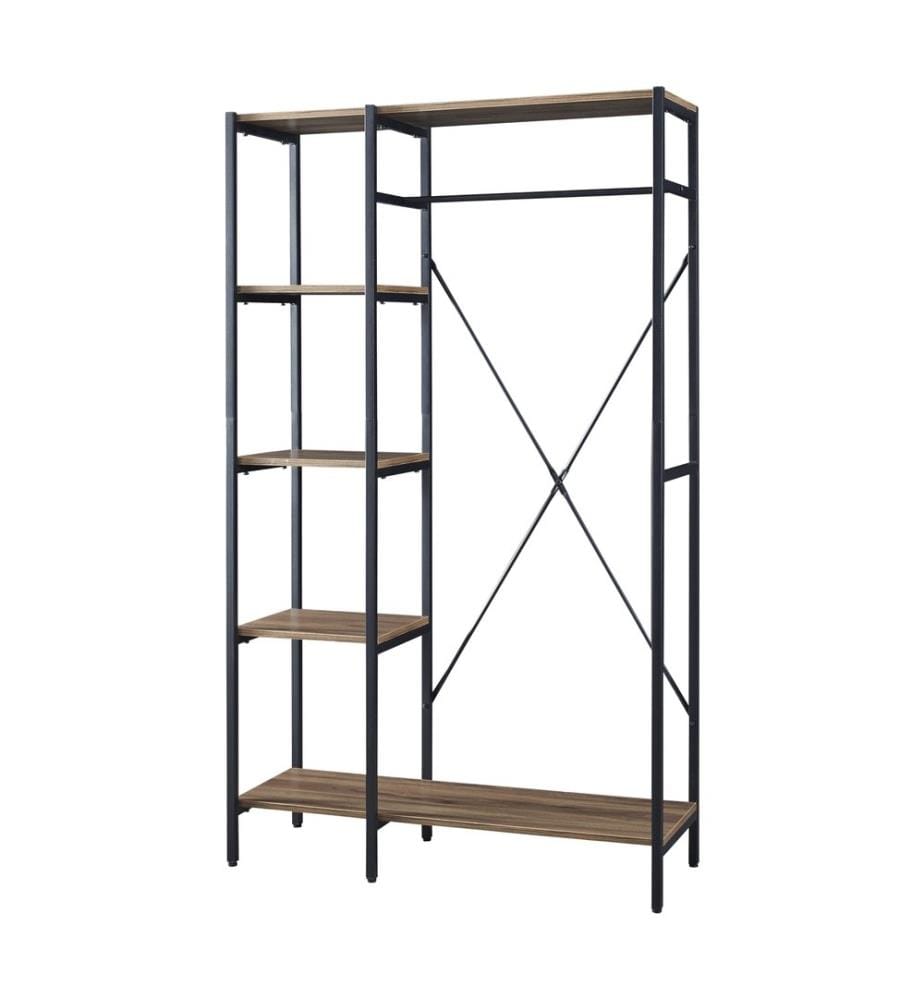 Appendiabiti Hvidovre 170x100x35 cm Nero Colori legno