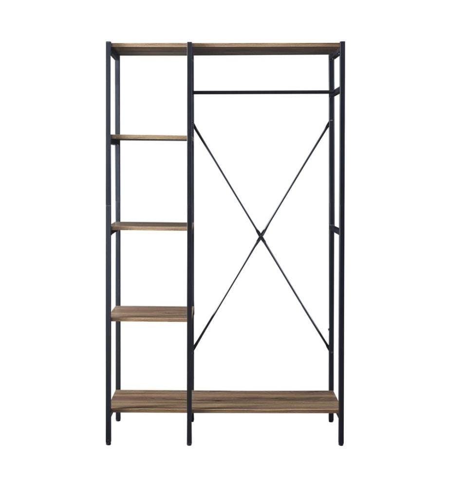 Appendiabiti Hvidovre 170x100x35 cm Nero Colori legno
