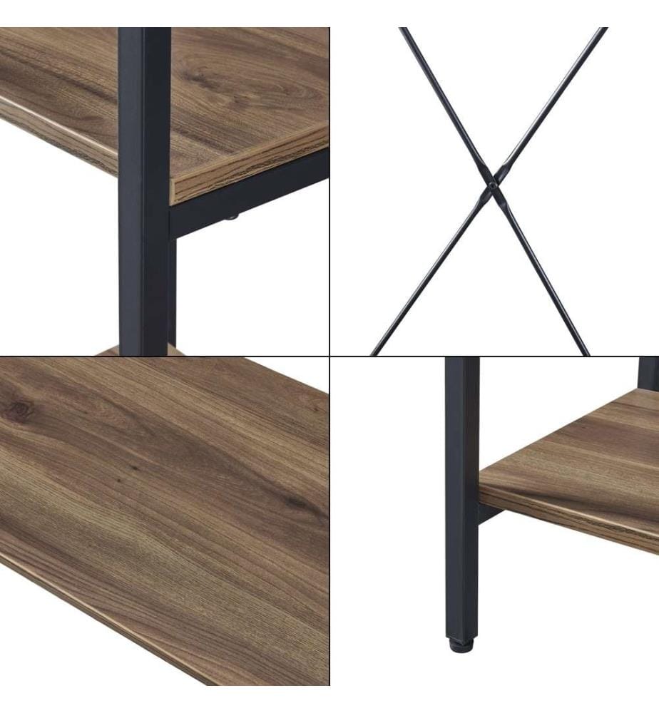 Appendiabiti Hvidovre 170x100x35 cm Nero Colori legno