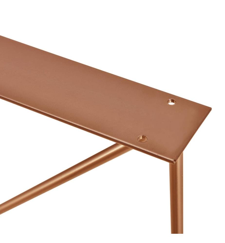 Pieds de table en métal, lot de 2 Pied de table 62x22x72 cm