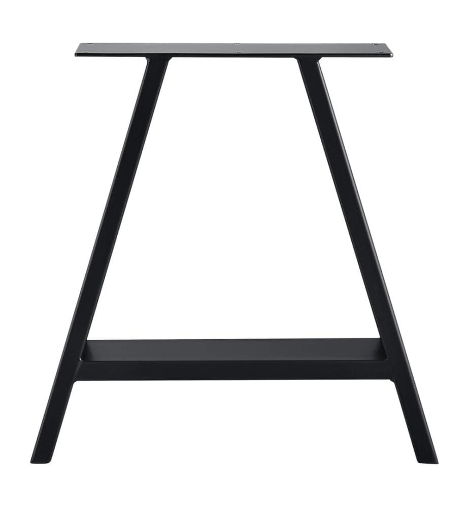 Pieds de table en métal, lot de 2 Pied de table en forme de A 40x10x40 cm