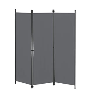 Divisorio Huesca 3 pezzi 150x171 cm grigio scuro