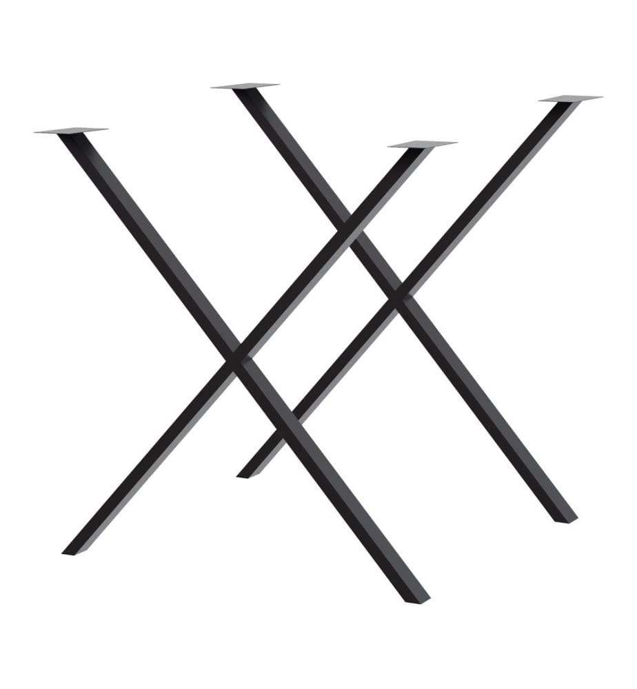 Table frame Table legs Høng for dining tables Black 70x65 cm
