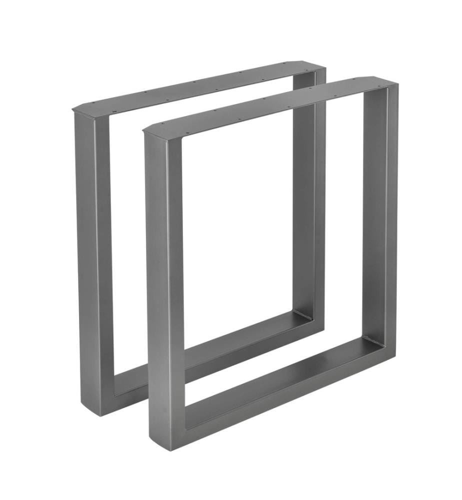 Pieds de table en métal, lot de 2 Pied de table 70x72 cm
