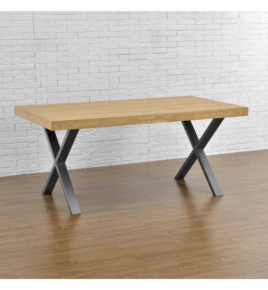 Metal table legs 2x table frame 79x72 cm