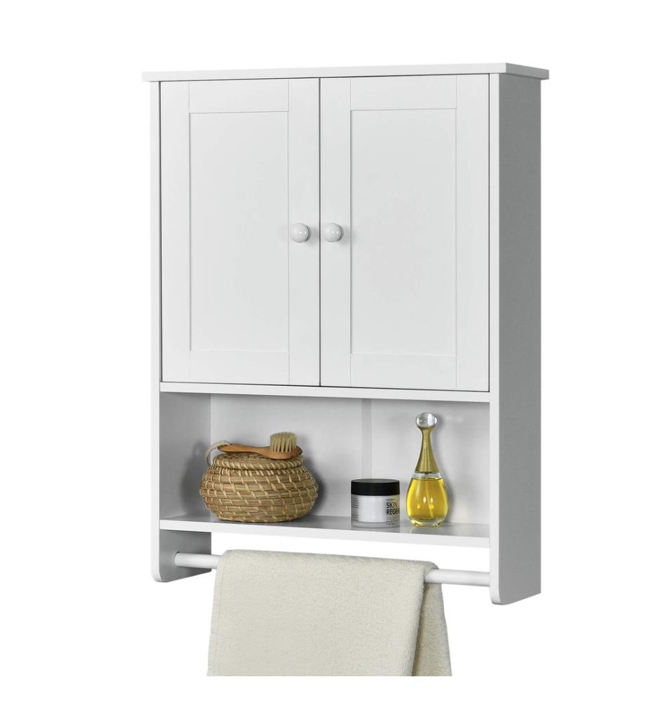 Badezi mmerschrank Steyr 65x49x15 cm Weiss MDF