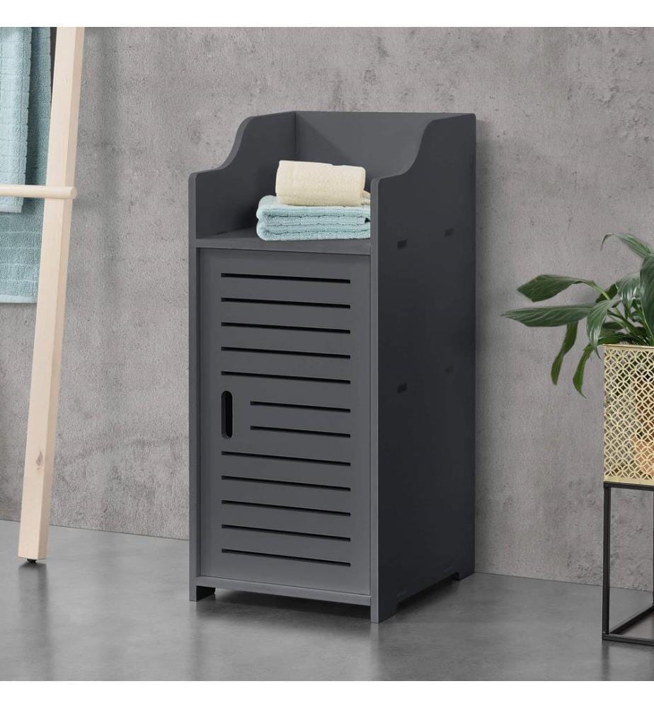 Badezi mmerschrank Svanvik 72x32x32 cm Dunkelgrau