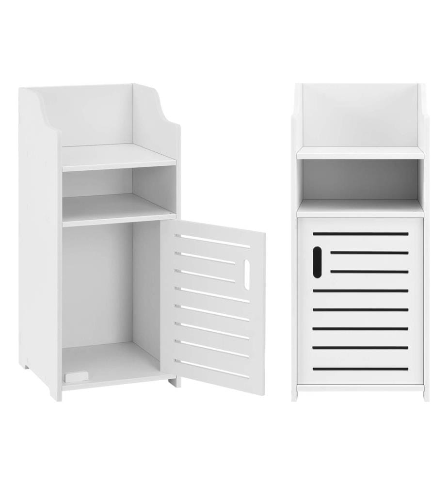 Badezi mmerschrank Skara 72x32x32 cm Weiss Midischrank
