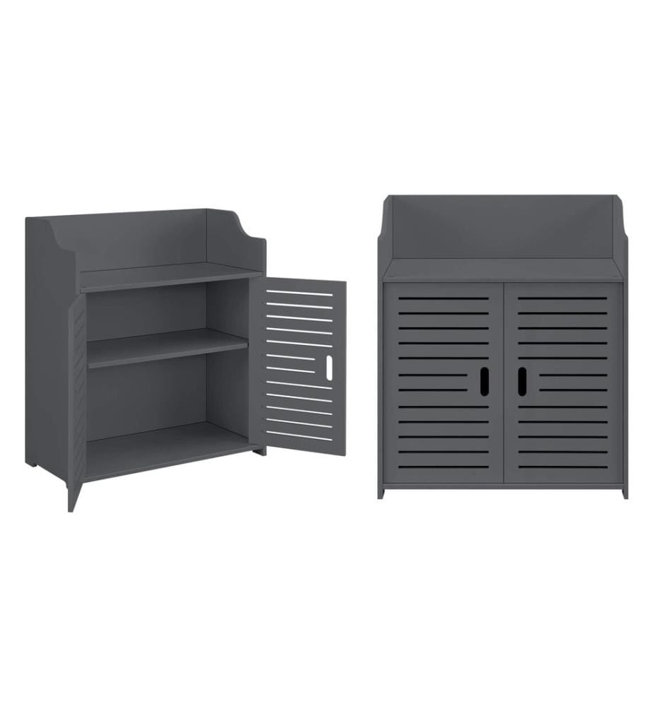 Meuble de salle de bain Trosa 72 x 60 x 32 cm, WPC gris foncé