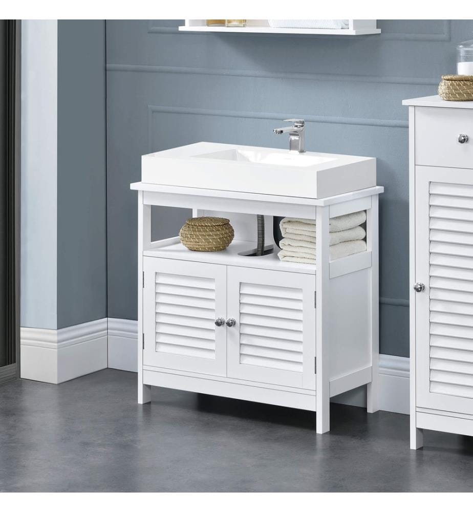 Badezi mmerschrank Waterford 60x60x30 cm Weiss
