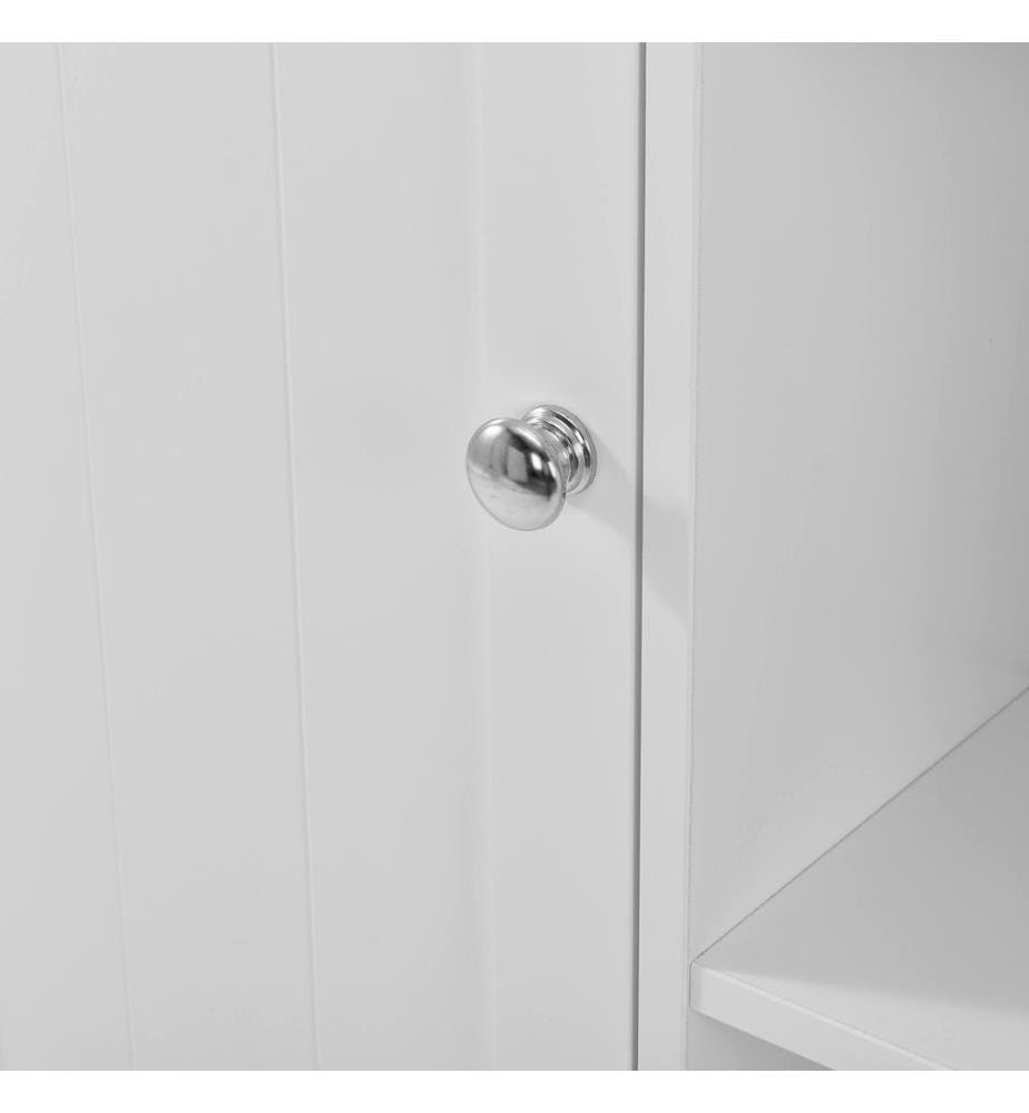 Meuble de salle de bain Anderlecht 71 x 60 x 18 cm avec étagères, blanc