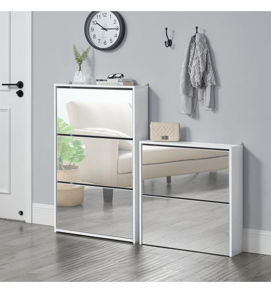 Schuhkipper Vogar mit 2 Klappen Weiss