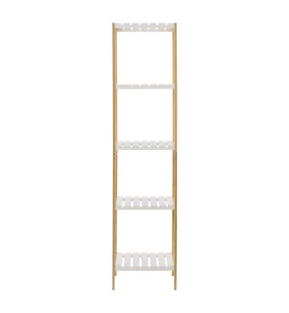 Badregal Balsfjord mit 5 Ablagen 33x34x140 cm Bambus