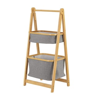 Bambus Leiterregal Värnamo 97x45x36 cm Natur