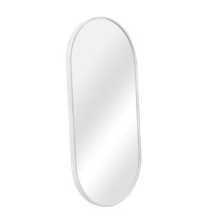 Miroir mural Corato 40 x 80 cm, blanc