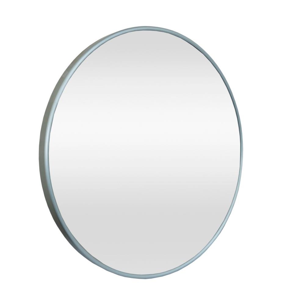 Specchio da parete Ordona Ø 50 cm, grigio grafite