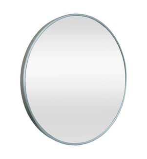Miroir mural Ordona Ø 50 cm, gris graphite