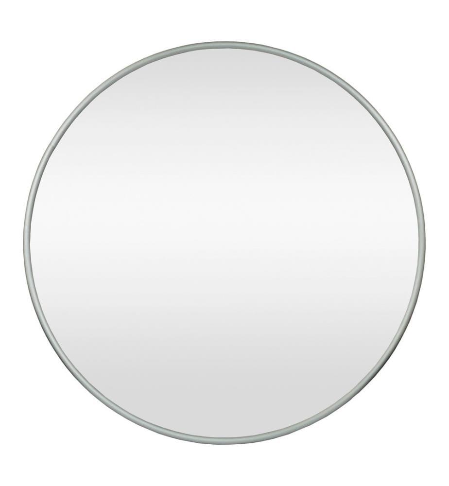 Specchio da parete Ordona Ø 50 cm, grigio grafite