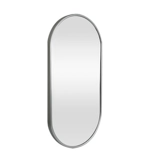 Miroir mural Picciano 40 x 80 cm, gris graphite
