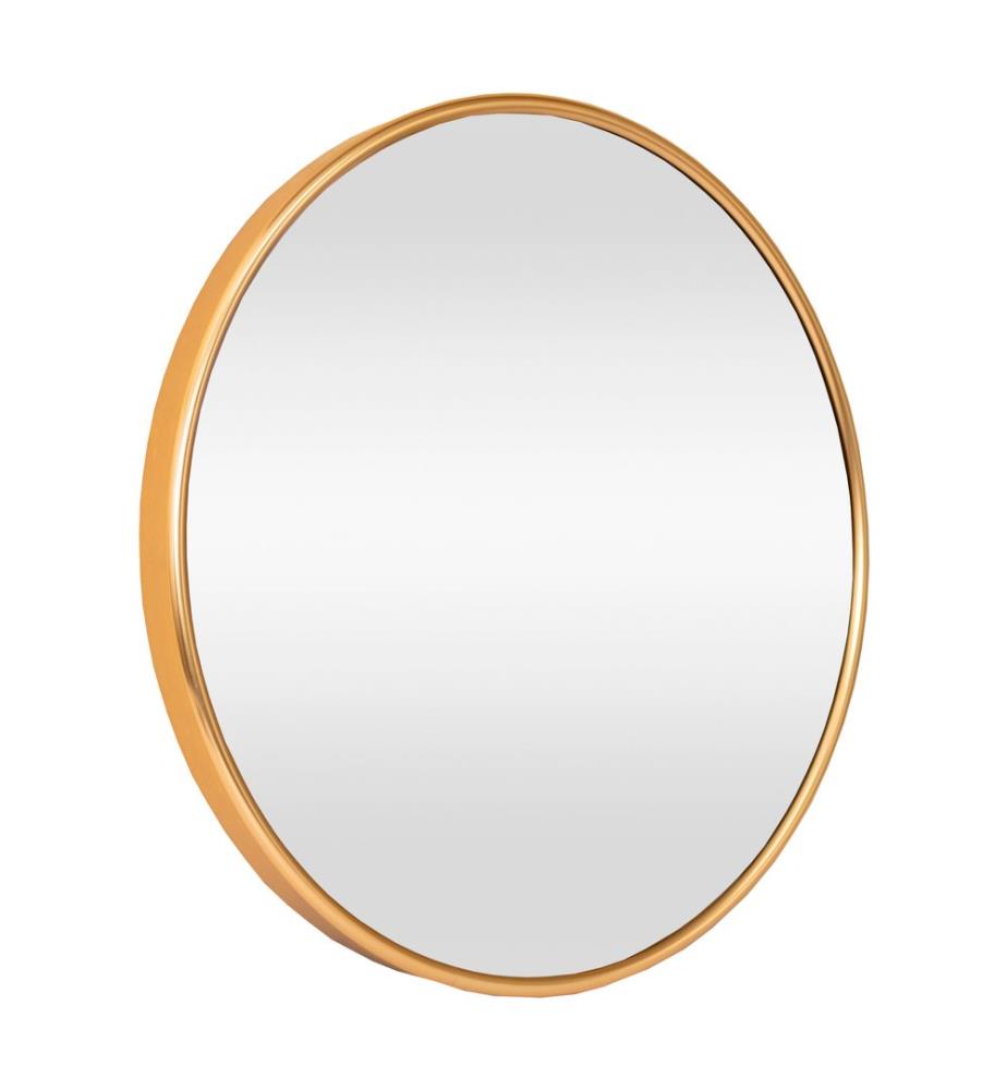 Specchio da parete Ordona Ø40 cm dorato
