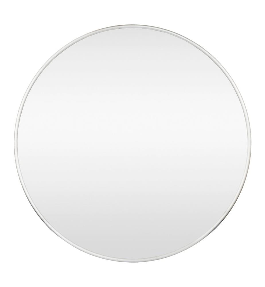 Miroir mural Ordona Ø 40 cm, argent champagne