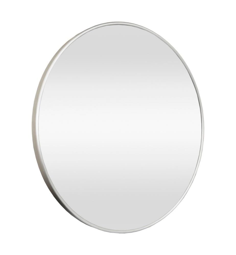Miroir mural Ordona Ø 60 cm, argent champagne