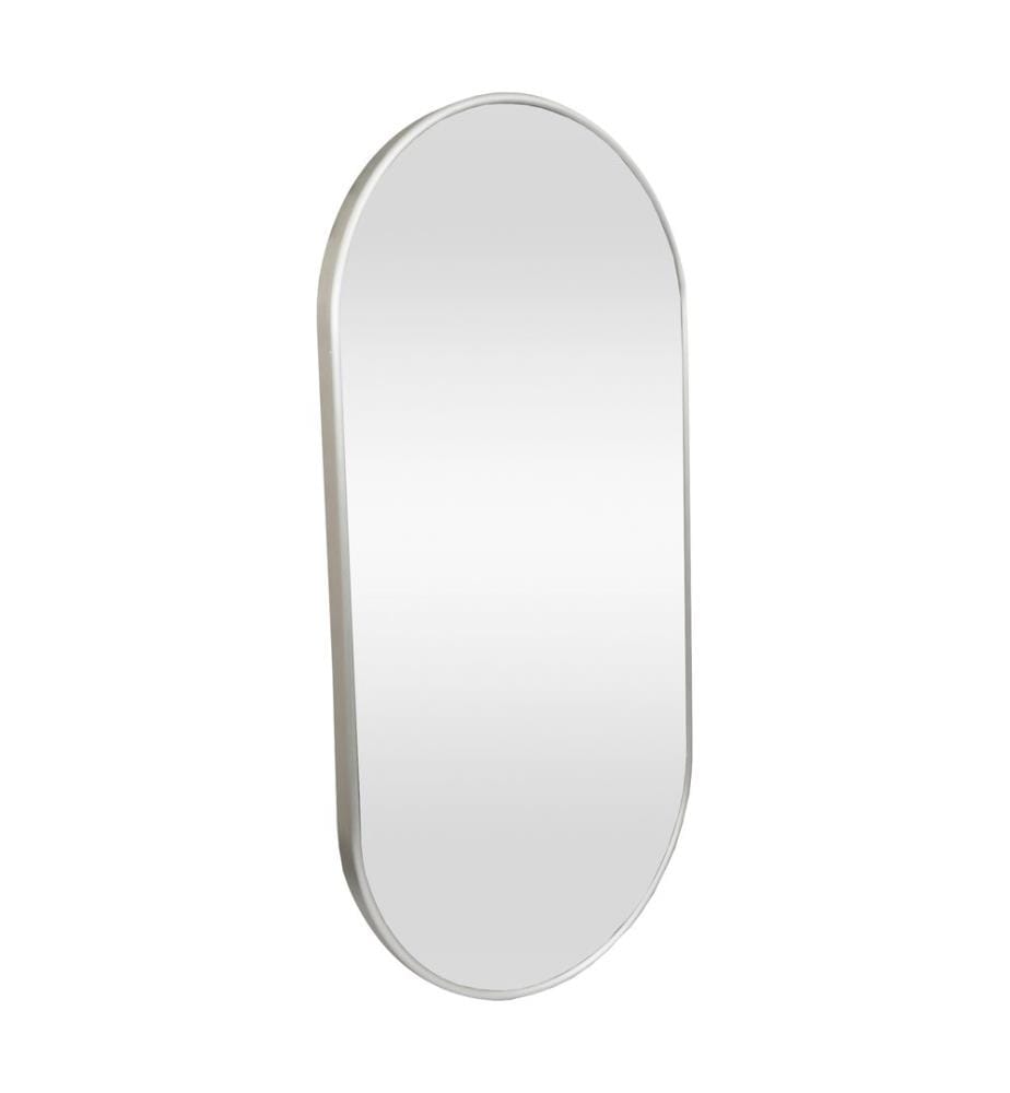 Miroir mural Picciano 40 x 80 cm, argent champagne