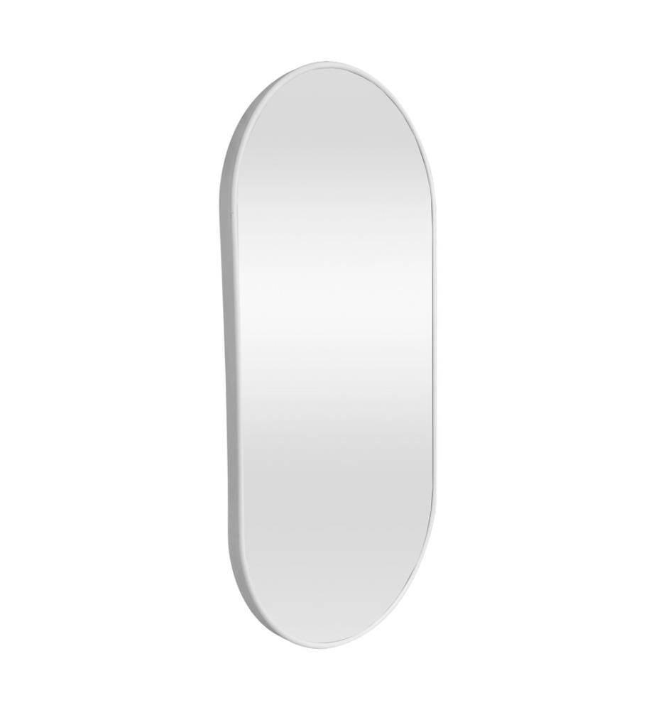 Miroir mural Picciano 40 x 80 cm, blanc mat