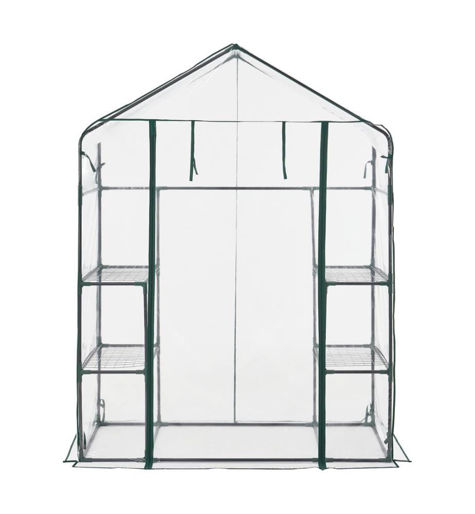 Gewächshaus Hoorn mit Ablagen 140x73x195 cm