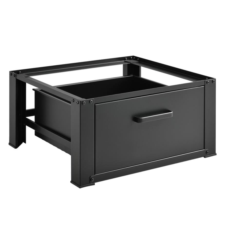 Waschmaschinen-Untergestell mit Schublade Schwarz