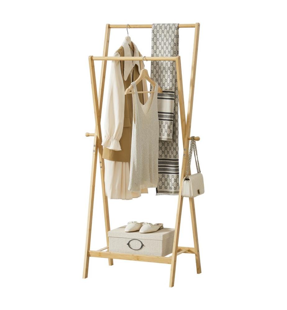 Portemanteau Keitele 150 x 60 x 42 cm, bambou naturel