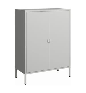 Aktenschrank Hailuoto 80x40x110 cm Hellgrau