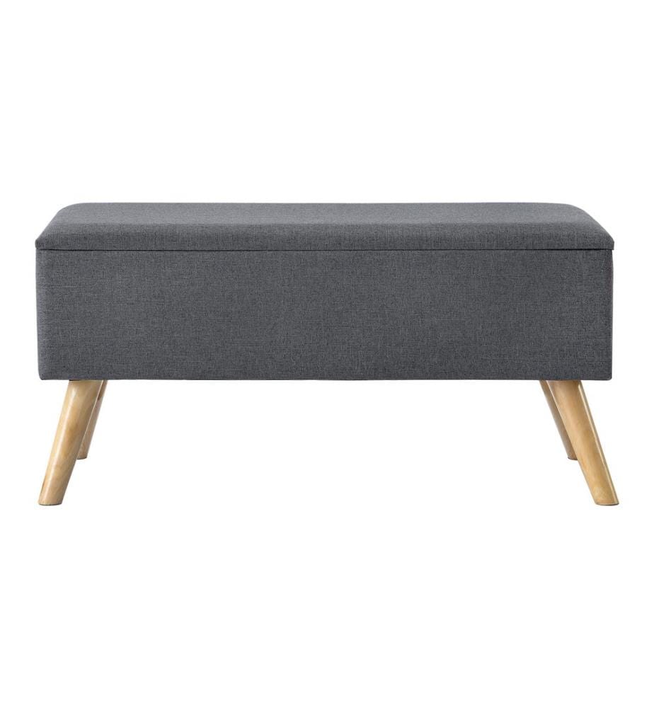 Sitztruhe Salford 79x39.5x39.5 cm Dunkelgrau