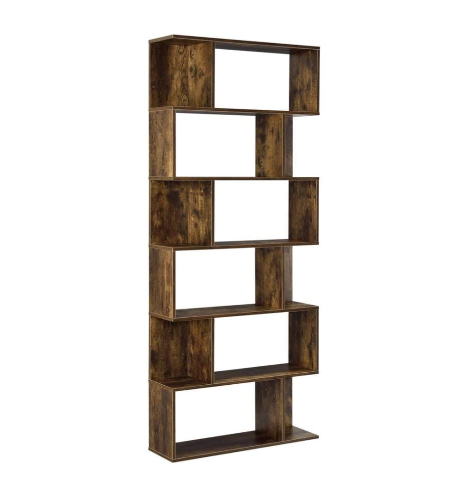Bücherregal Borrby 192x80x24 cm Walnussoptik