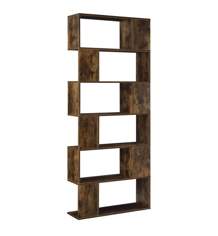 Bücherregal Borrby 192x80x24 cm Walnussoptik