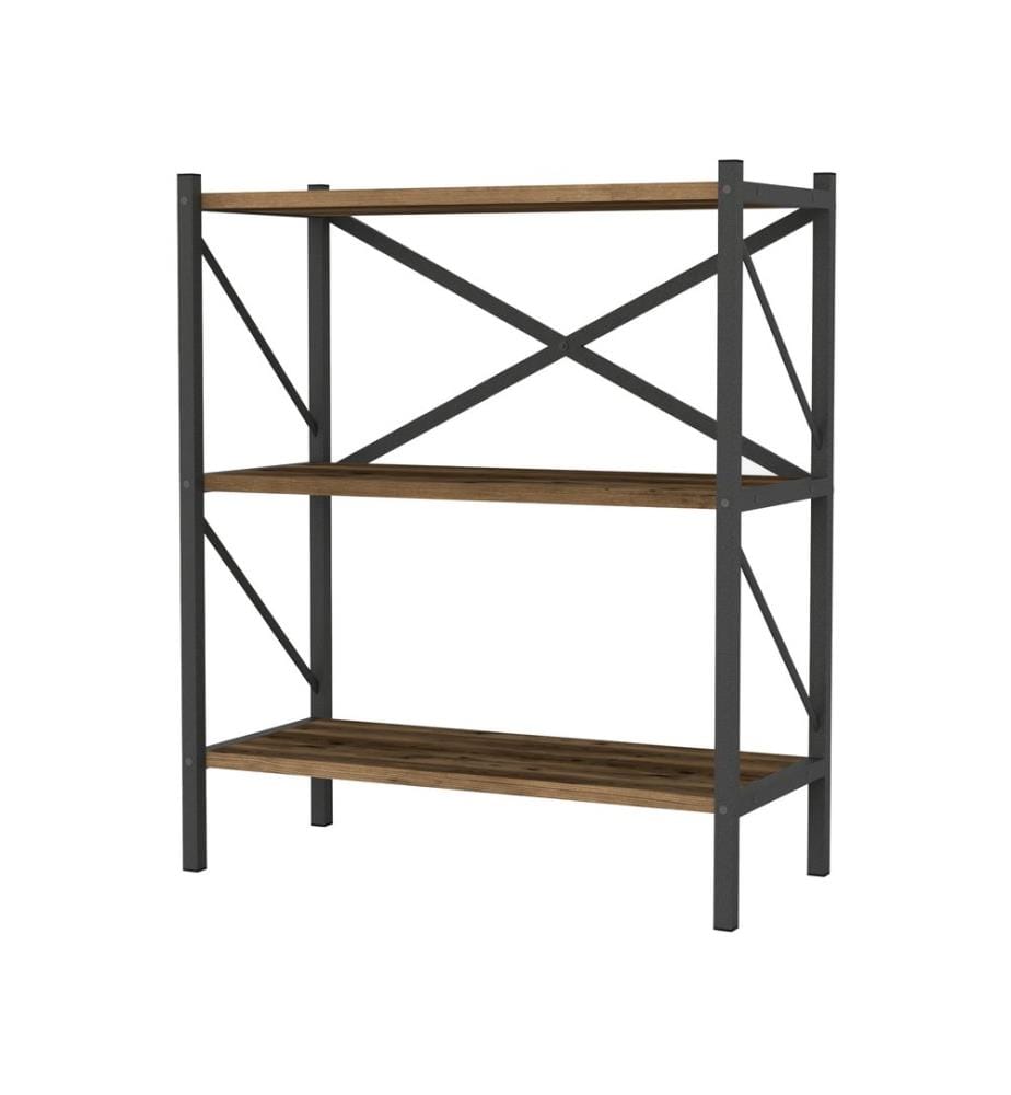 Bücherregal Vanylven 85x66x34 cm Eiche antik