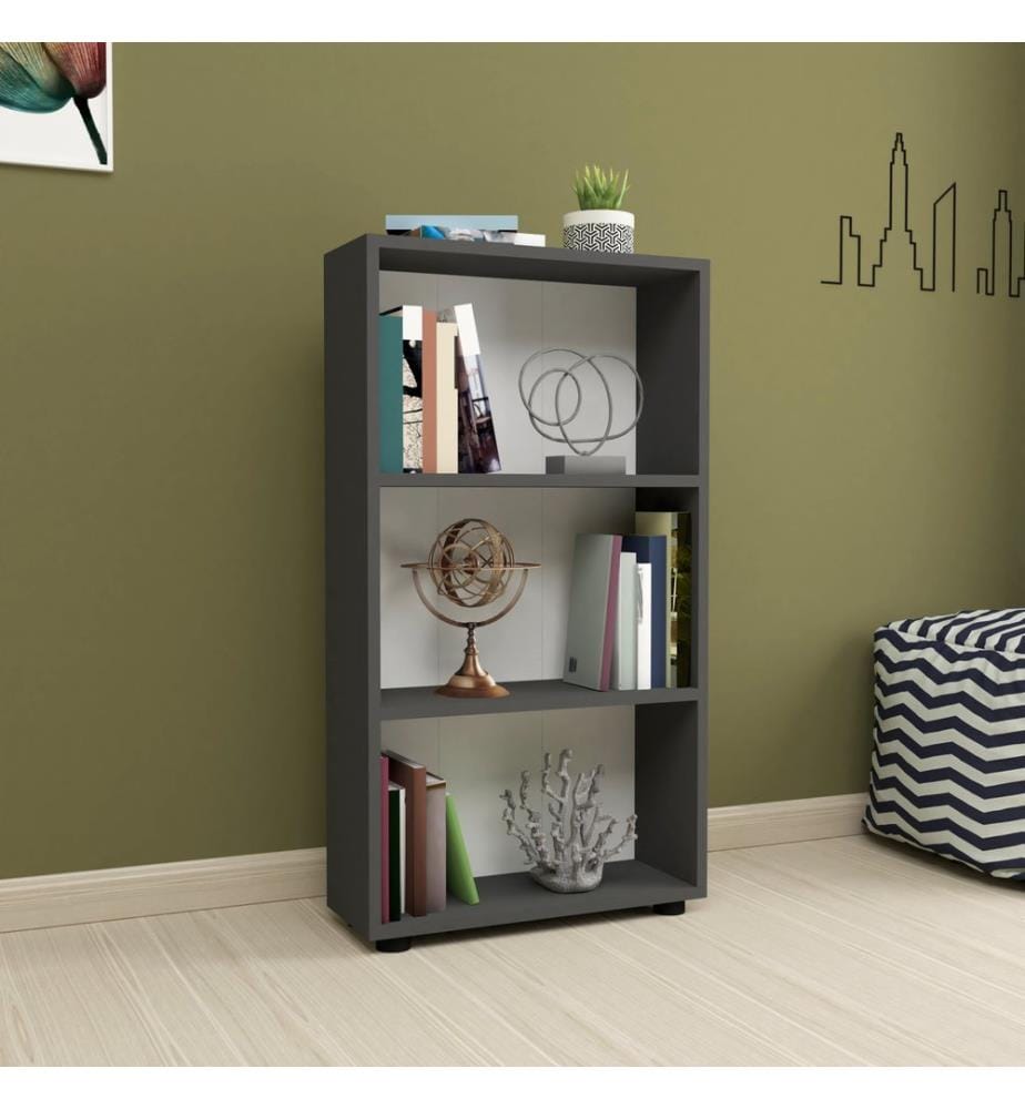 Bücherregal Vara 106x55x20 cm Anthrazit