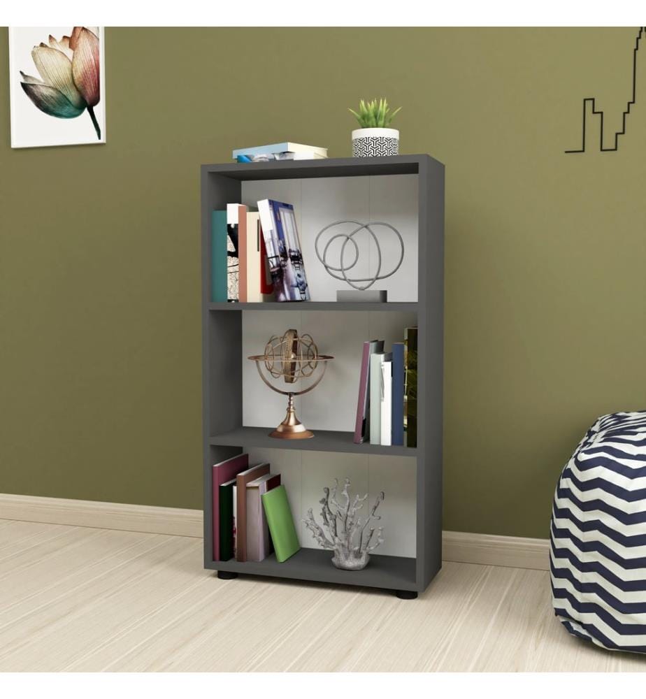 Bücherregal Vara 106x55x20 cm Anthrazit