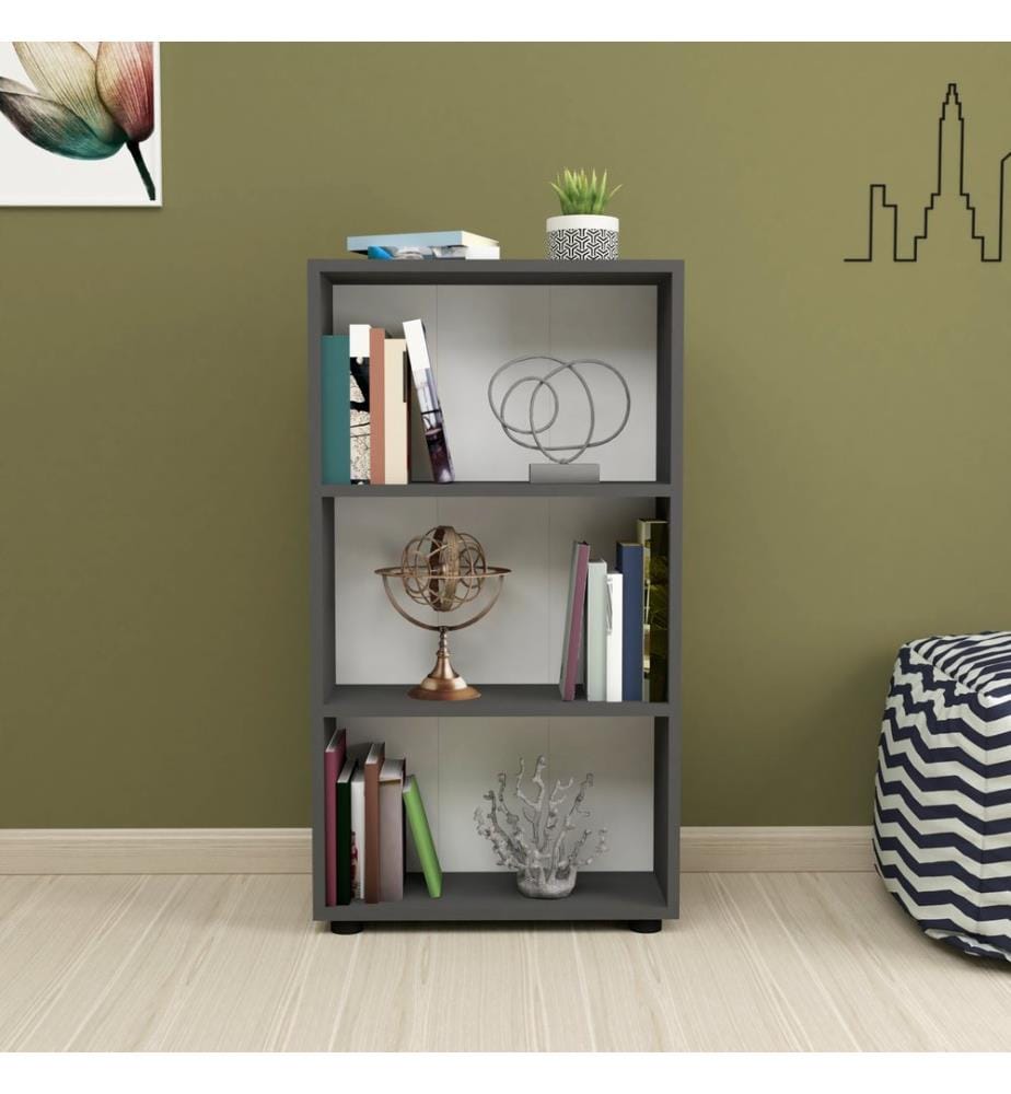 Bücherregal Vara 106x55x20 cm Anthrazit