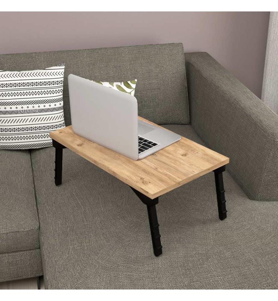 Vadsø Laptop Table, 23.5 x 60 x 35.5 cm, Oak