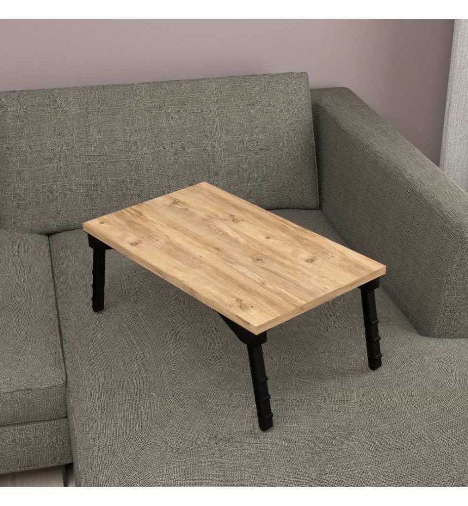 Vadsø Laptop Table, 23.5 x 60 x 35.5 cm, Oak