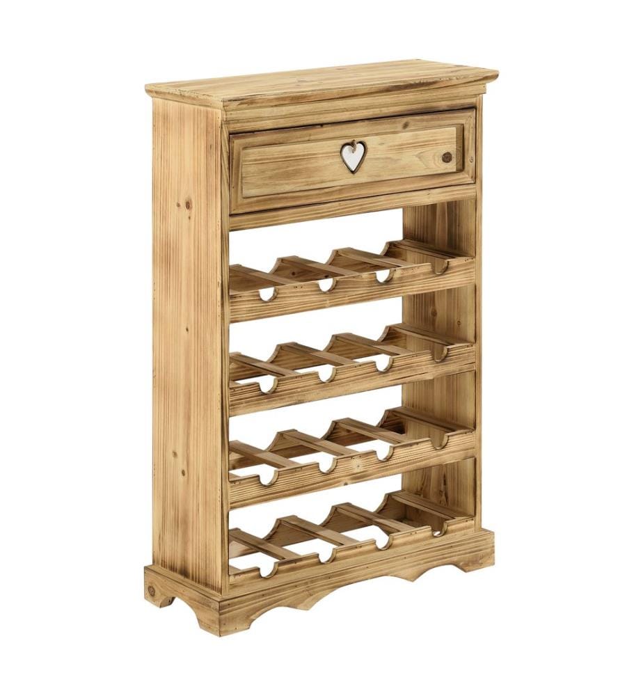 Weinregal Mosel 86x55x22 cm für 16 Flaschen mit Schublade