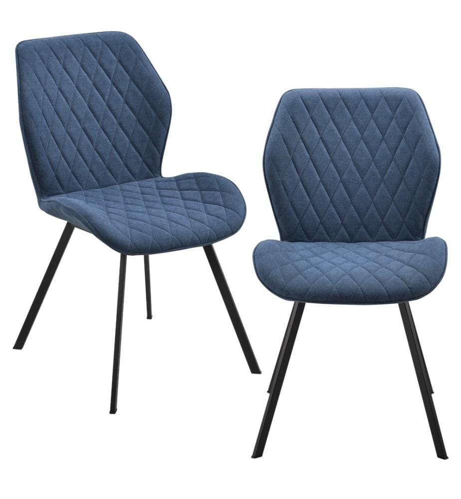 Sarpsborg Dining Chair Set of 2, Dark Blue