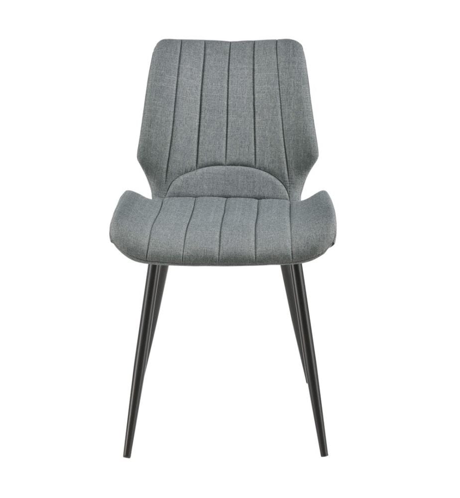 Mendoza Dining Chair Set of 4, Dark Gray