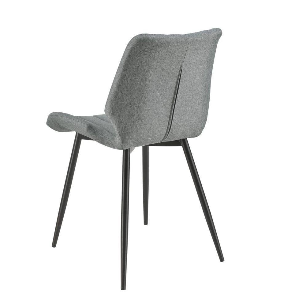 Lot de 6 chaises de salle à manger Mendoza, gris foncé