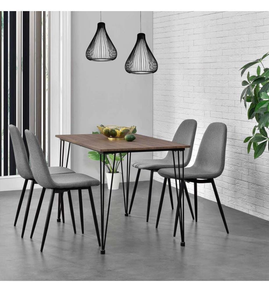 Kerava Dining Chair, Set of 2, Gray
